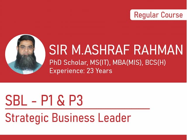 P1 and P3 (SBL) By Sir ASHRAF REHMAN