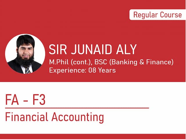 F3 (FA) By Sir JUNAID ALY