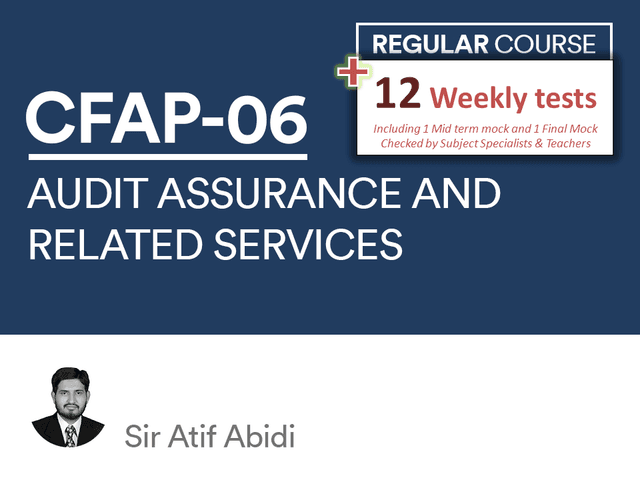 CFAP 06 AARS with Test Session