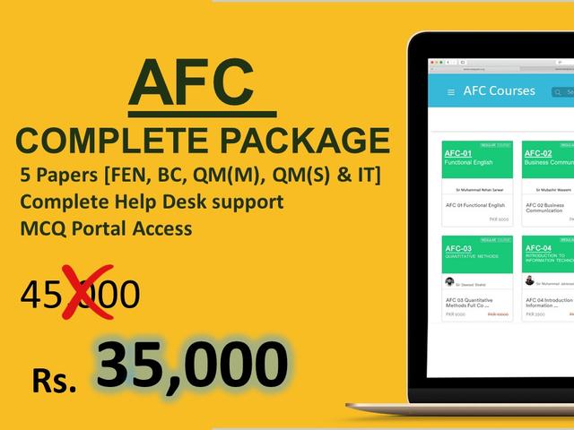 AFC   5 paper Complete Package