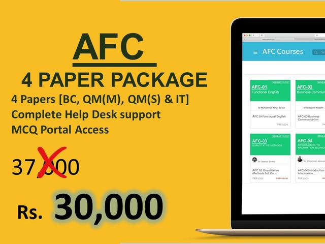 AFC  4 Paper Complete Package